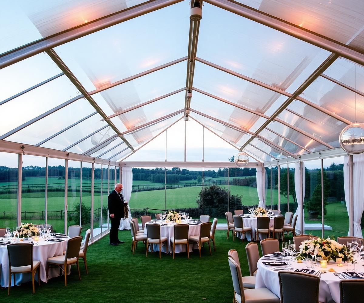The Glass Marquee — Stanley House, Lancashire